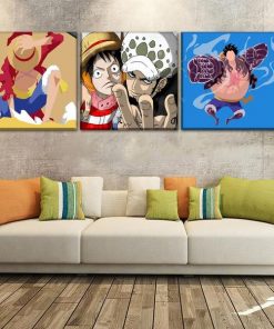 Table One Piece Luffy and Law OMN1111 Très Small / 1 Without frame Official ONE PIECE Merch