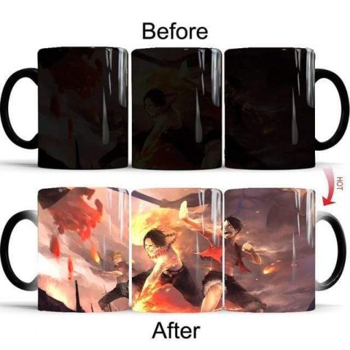 One Piece Luffy And Ace Magic Mug OMN1111 Default Title Official ONE PIECE Merch