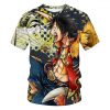 Monkey D Luffy Printing T shirt Children s Clothing Oversized T Shirts One Piece Anime Kids 2.jpg 640x640 2 - One Piece Clothing