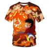 Monkey D Luffy Printing T shirt Children s Clothing Oversized T Shirts One Piece Anime Kids.jpg 640x640 - One Piece Clothing