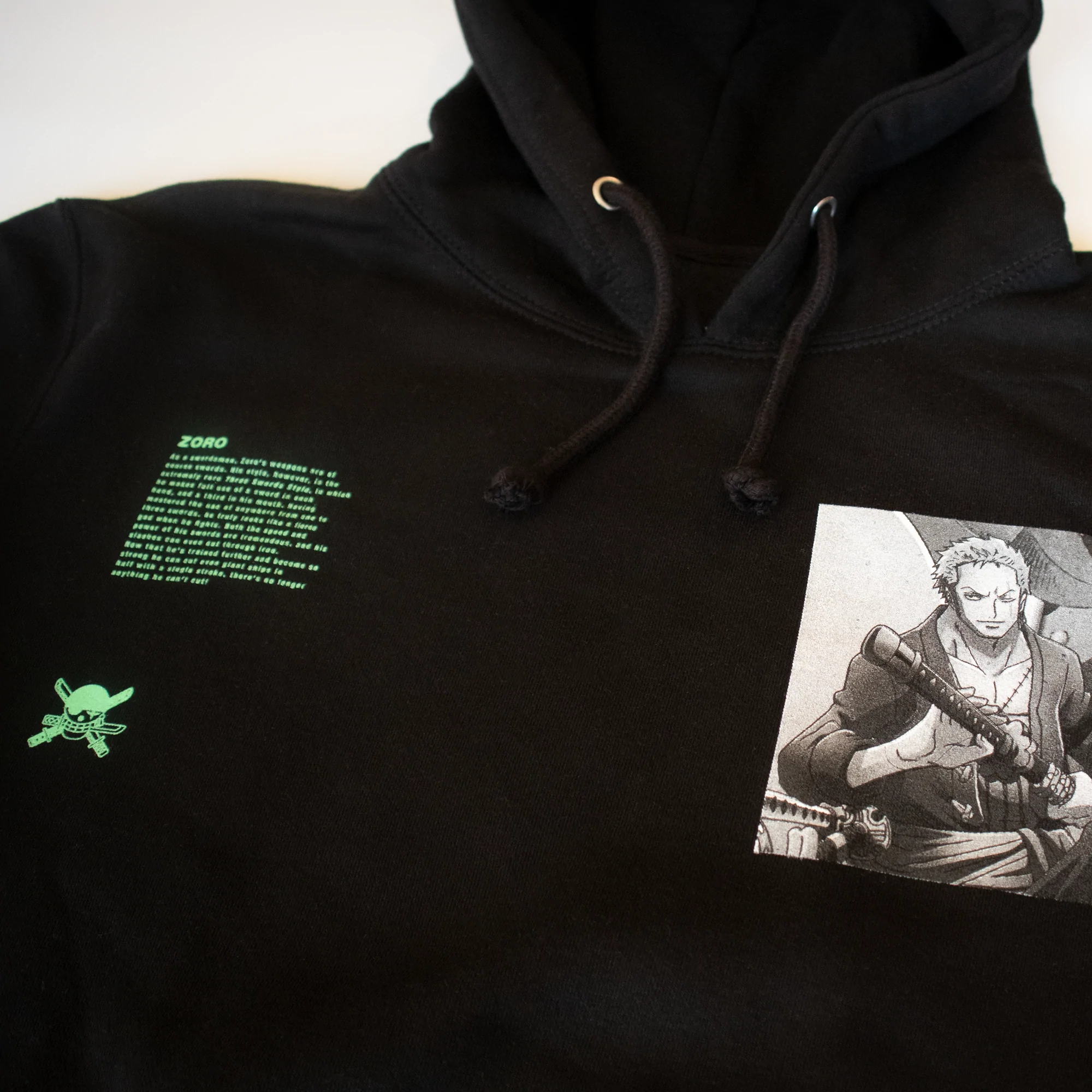 ripple junction hoodies outerwear one piece roronoa zoro pirate hunter hoodie crunchyroll exclusive - One Piece Clothing
